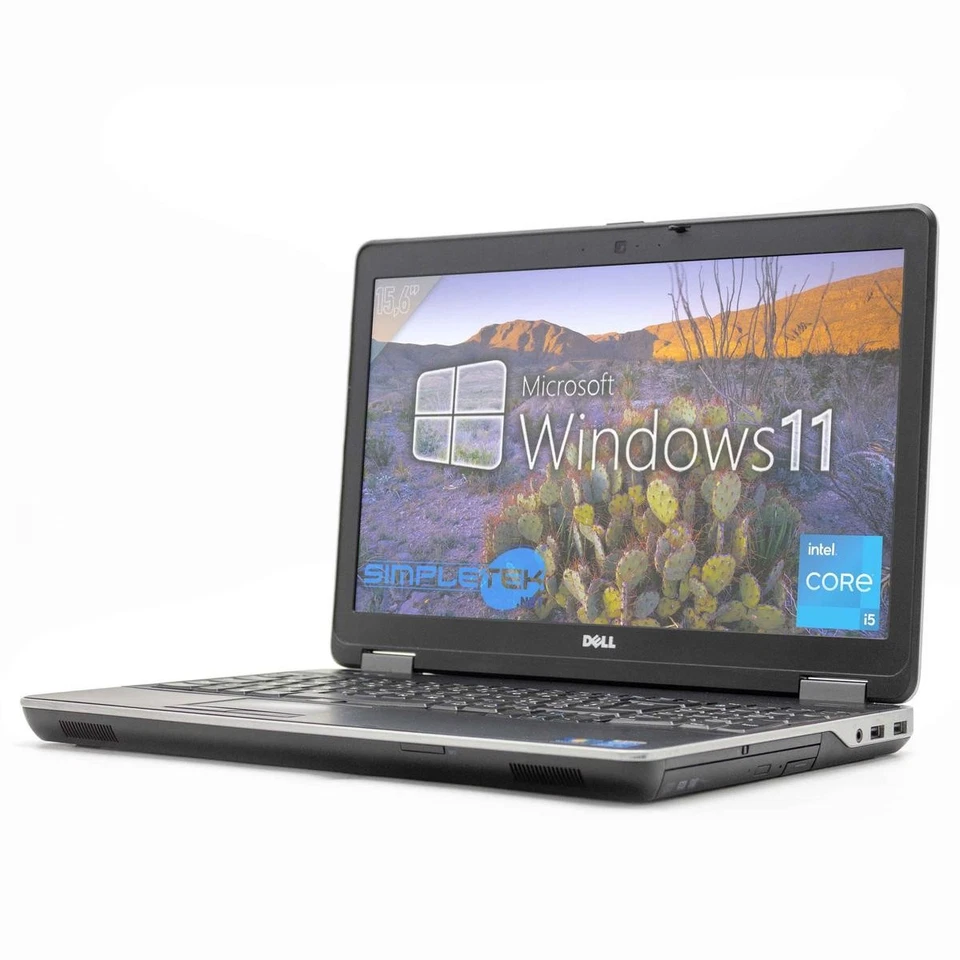 Dell E6540 15.6" Windows 11 8GB 128GB SSD